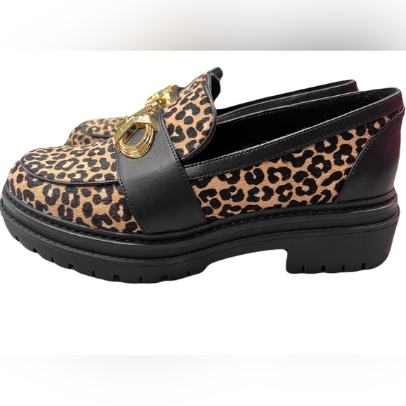 Imported Michael kors Leopard Print Calf Hair Loafer - Picture 6 of 7